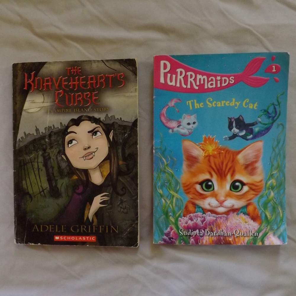 Two Children's paperback books